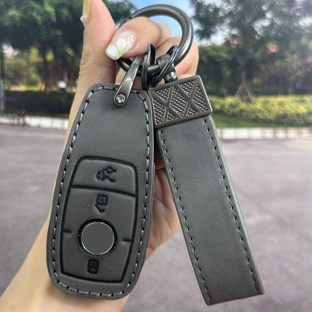 【ベンツ】レザーストラップスマートキーケース〔Bタイプ〕