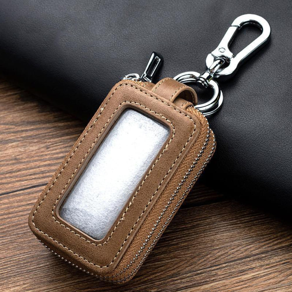 【全車種】2個収納レザースマートキーケース