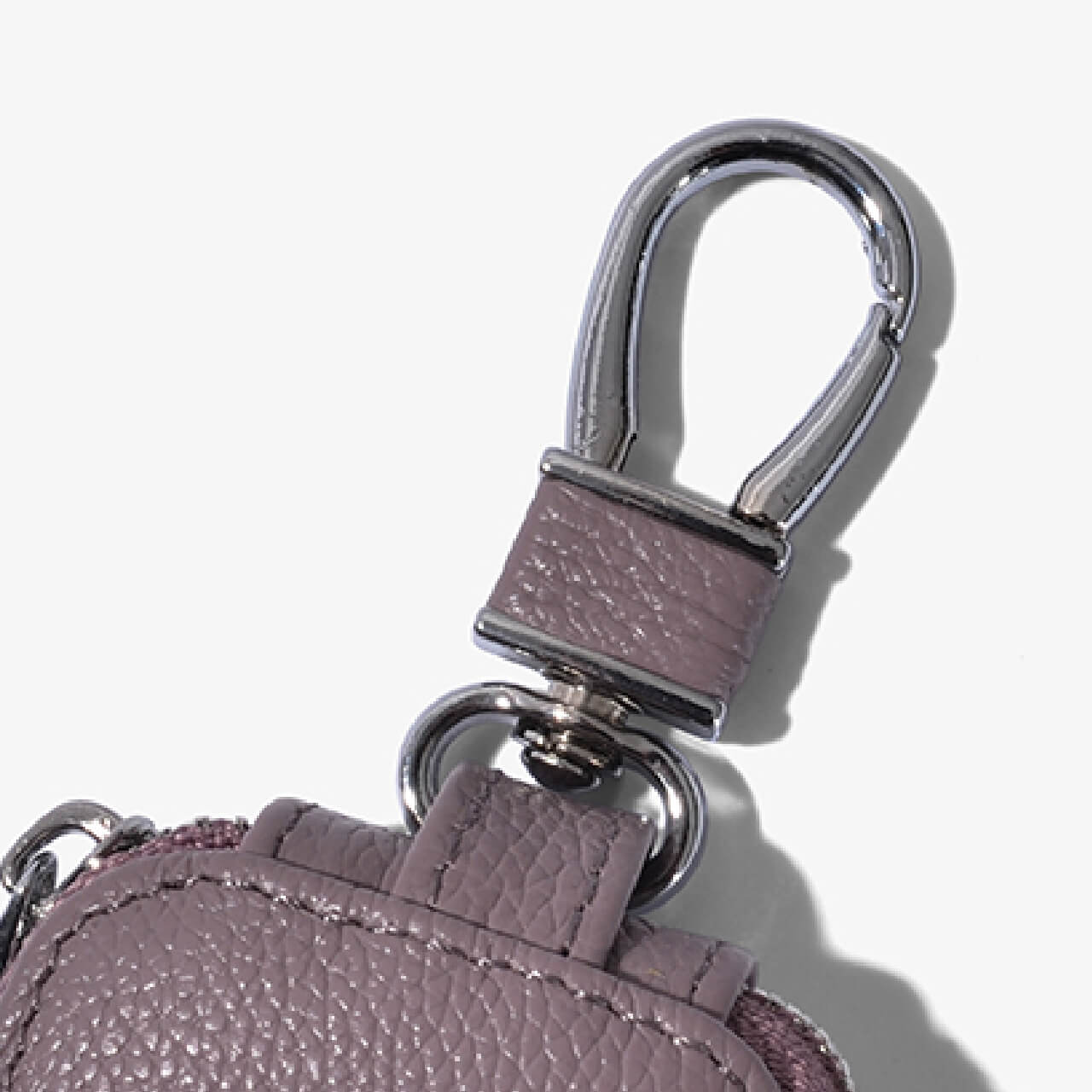 【全車種対応】レザーカラビナジッパースマートキーケース