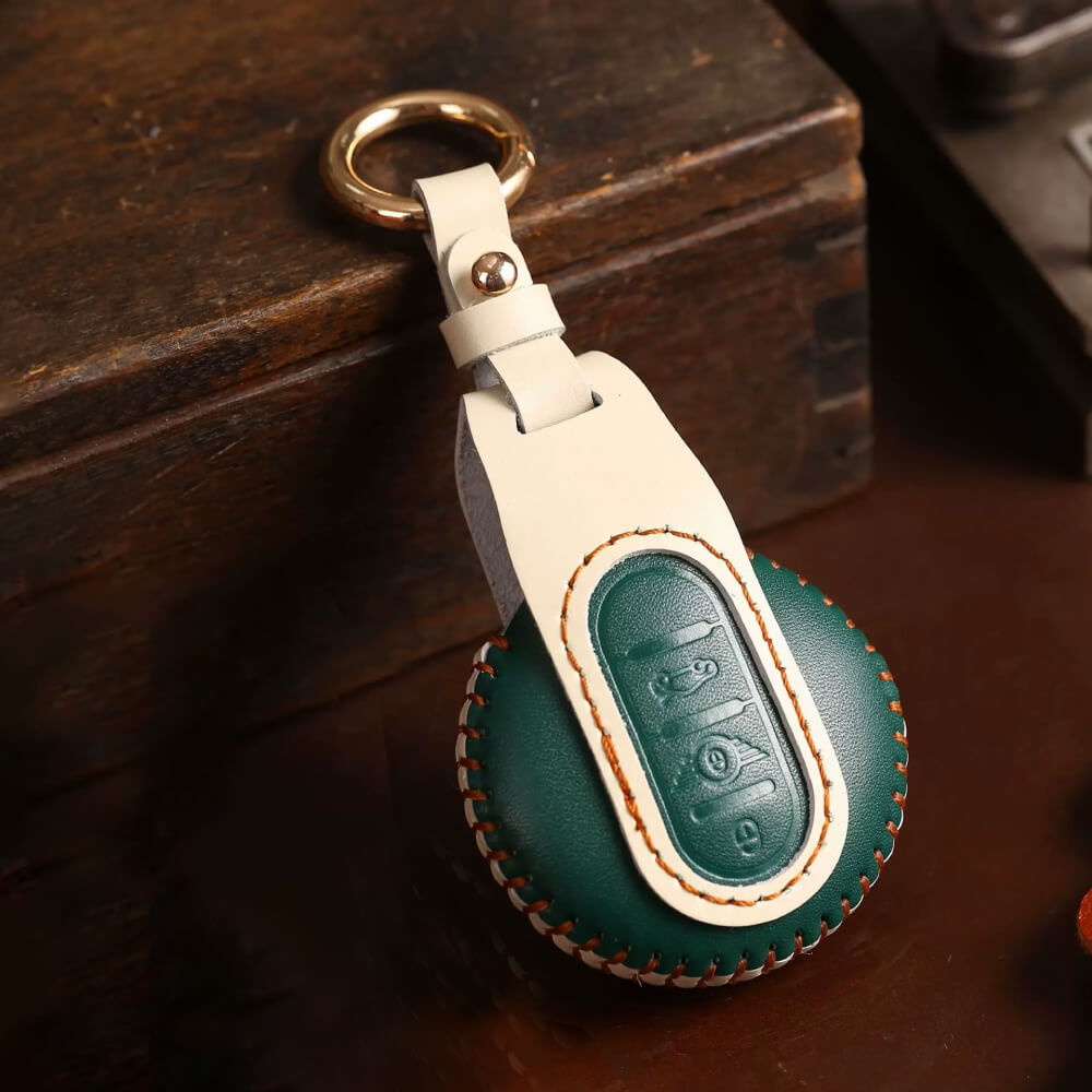 【MINI】アンティーク風レザーキーケース〔Aタイプ〕