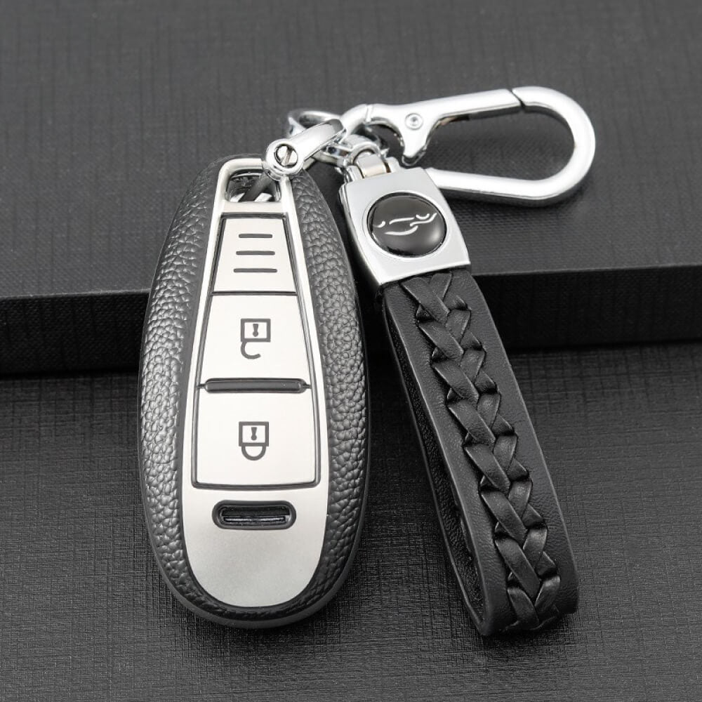 【スズキ】ストラップ&バックル付きTPUスマートキーケース〔Cタイプ〕