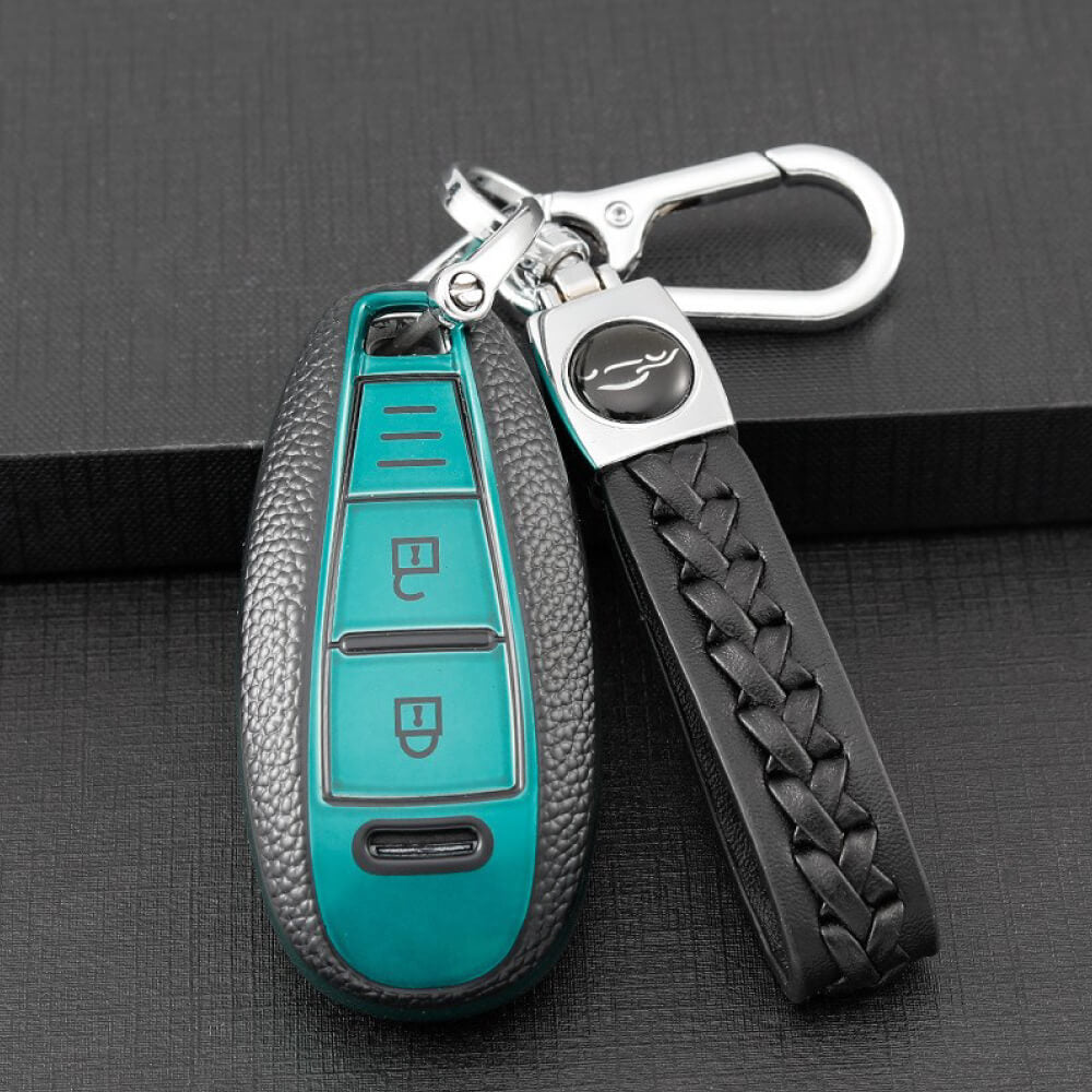 【スズキ】ストラップ&バックル付きTPUスマートキーケース〔Cタイプ〕