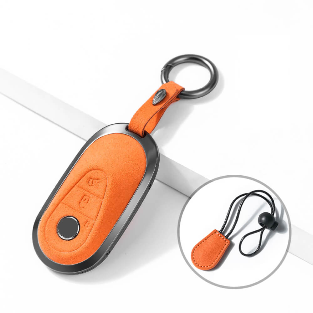 【ベンツ】スウェードメタリックスマートキーケース〔Aタイプ〕