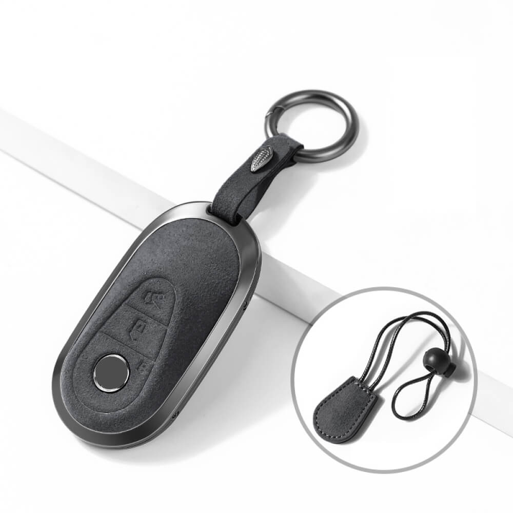 【ベンツ】スウェードメタリックスマートキーケース〔Aタイプ〕