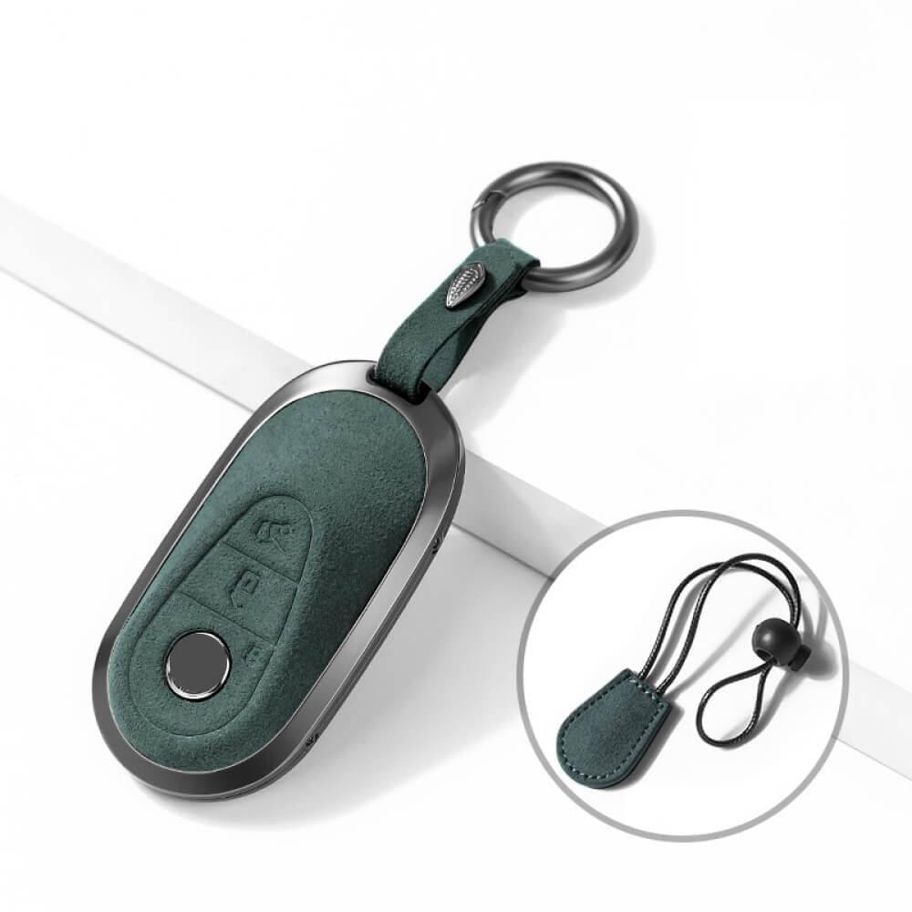 【ベンツ】スウェードメタリックスマートキーケース〔Aタイプ〕