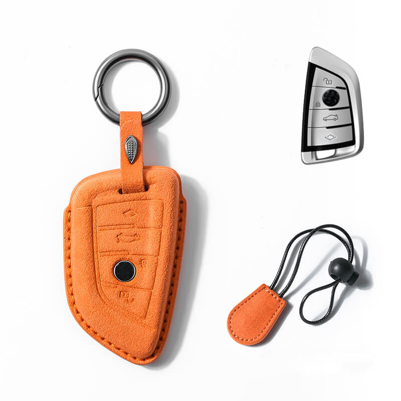 【BMW】キーリング付スウェードカラーアドバンストキーケース【3シリーズ Xシリーズ】