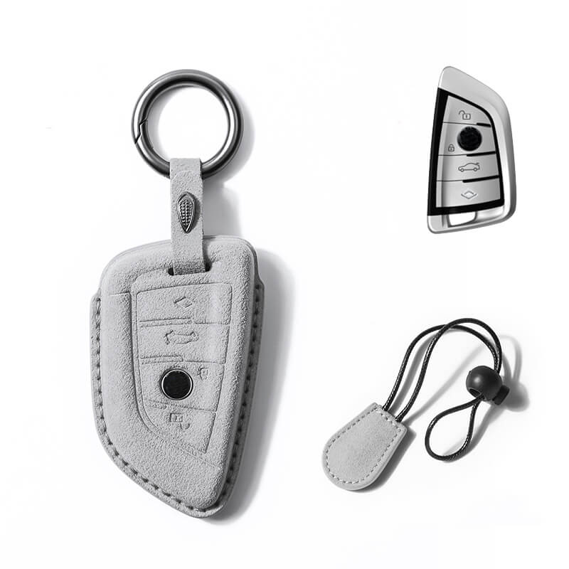 【BMW】キーリング付スウェードカラーアドバンストキーケース【3シリーズ Xシリーズ】