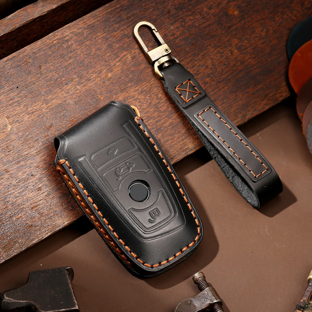 【BMW専用】アンティークカラーレザーキーケース〔Bタイプ〕