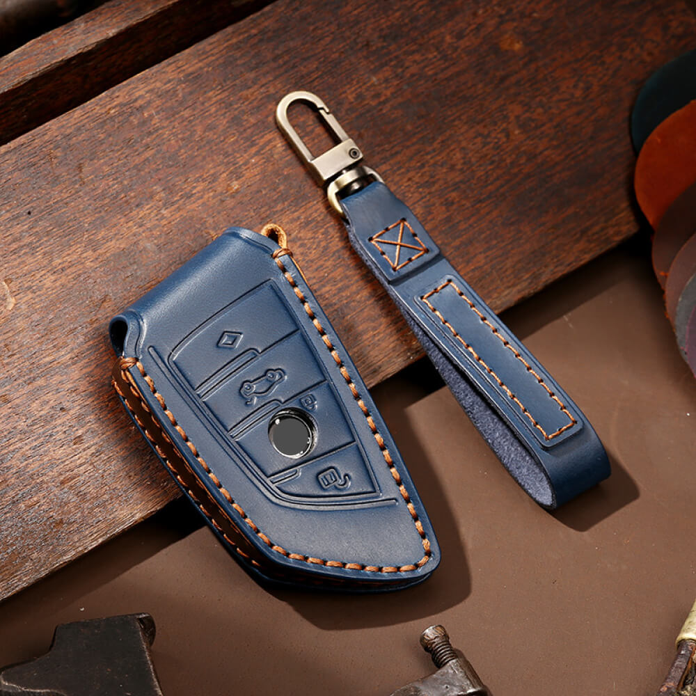 【BMW専用】シックカラーレザーキーケース〔Aタイプ〕