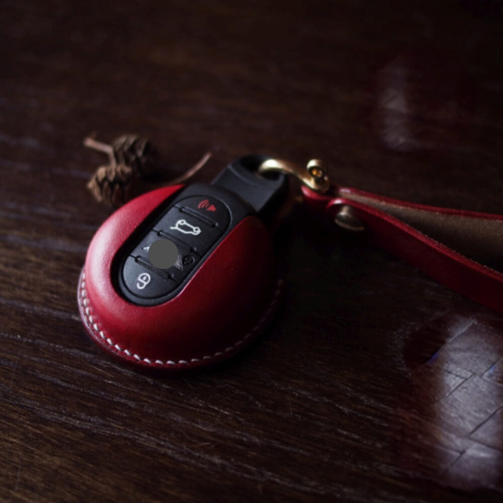 【MINI】カラフルクラフトレザーキーケース〔Aタイプ〕