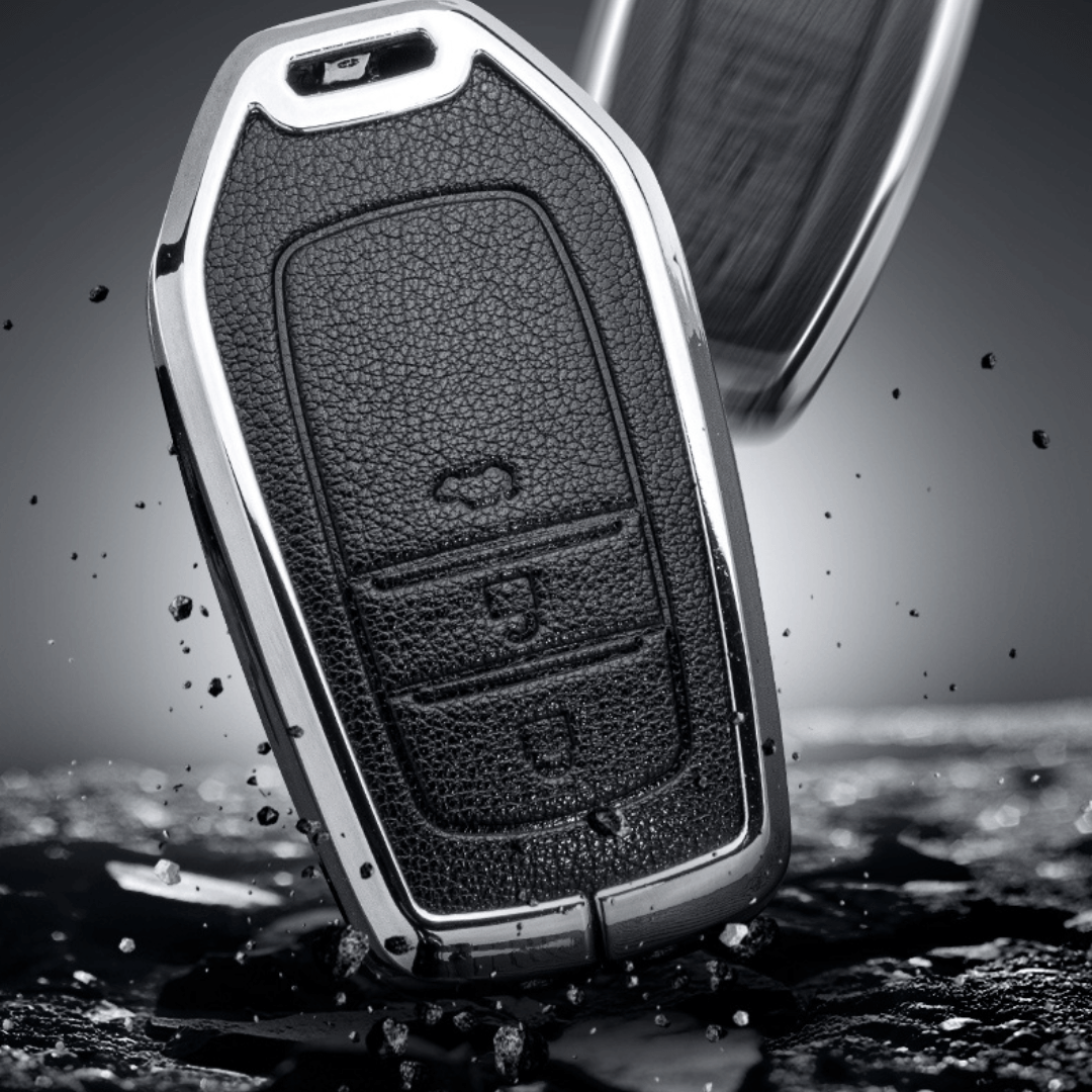 【トヨタ】レザーメタリックスマートキーケース〔Eタイプ〕