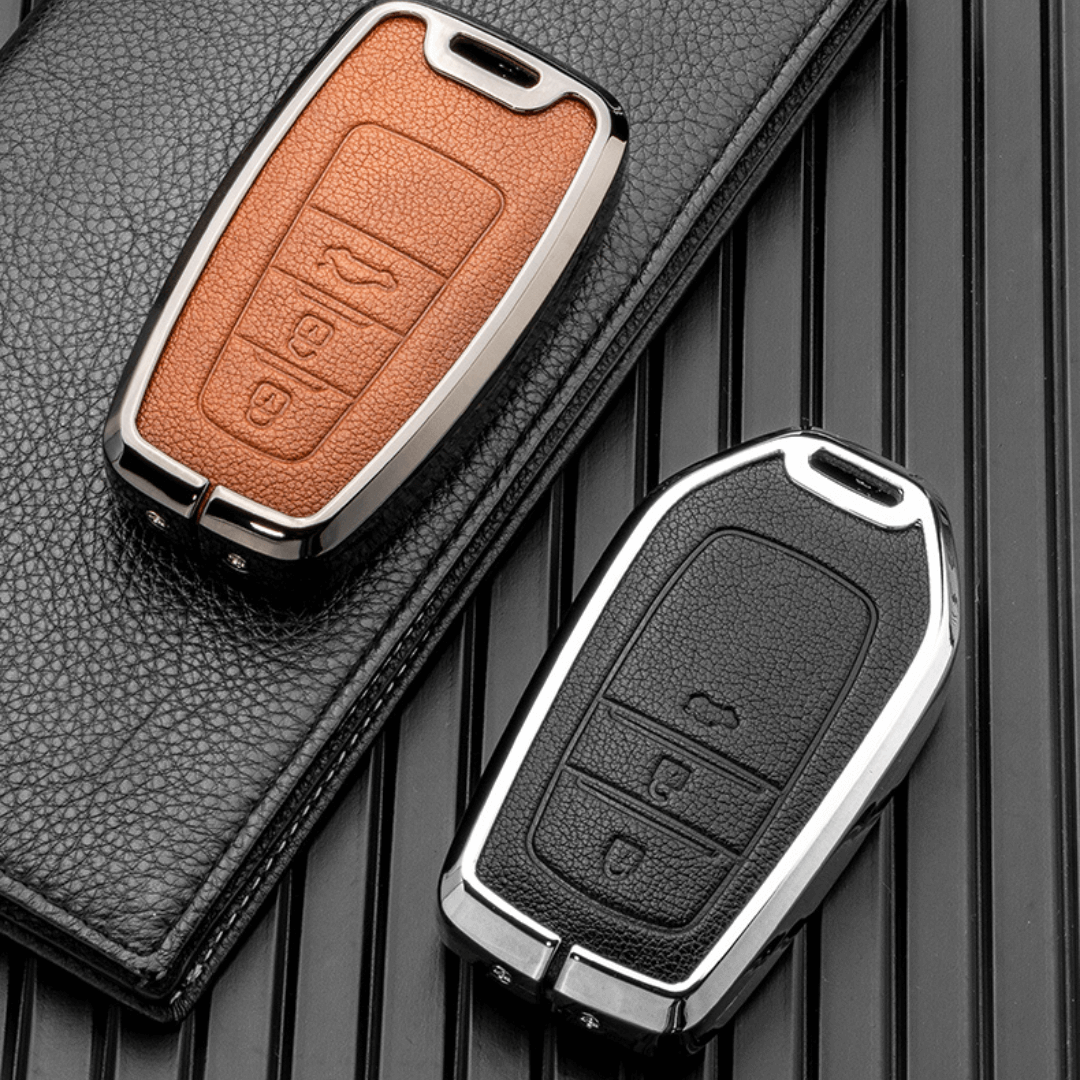 【トヨタ】レザーメタリックスマートキーケース〔Eタイプ〕