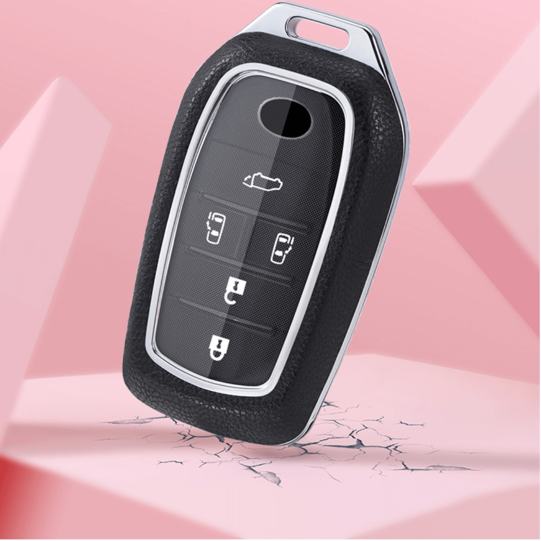 【トヨタ】窓付きレザーカバースマートキーケース〔Eタイプ〕