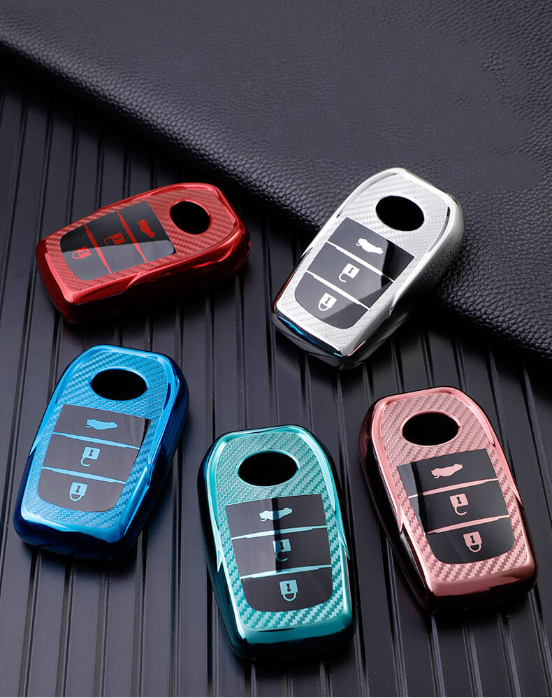 【トヨタ】TPUカラフルキーケース〔Eタイプ〕