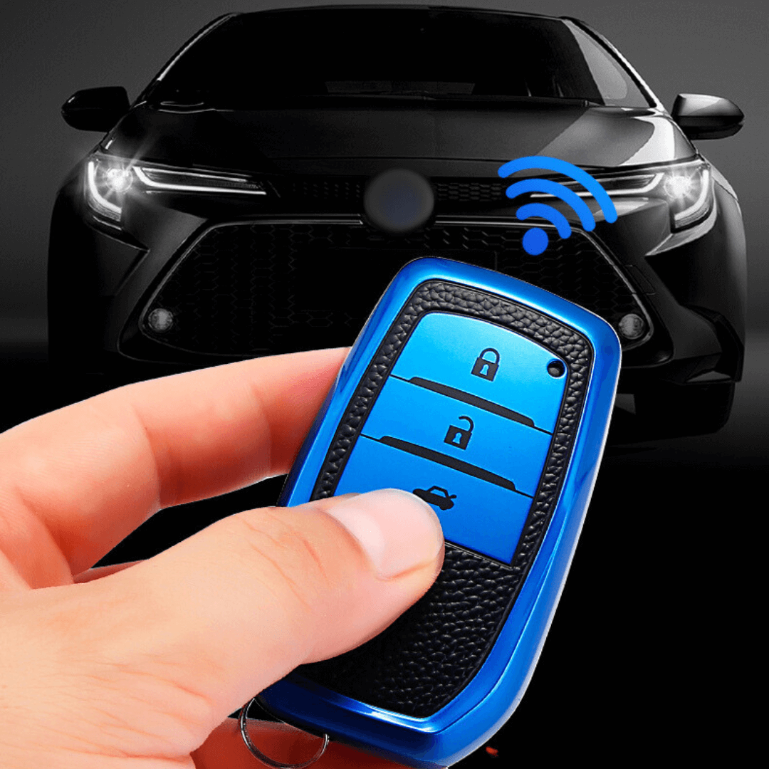 【トヨタ】バックル&ストラップ付きTPUスマートキーケース〔Eタイプ〕