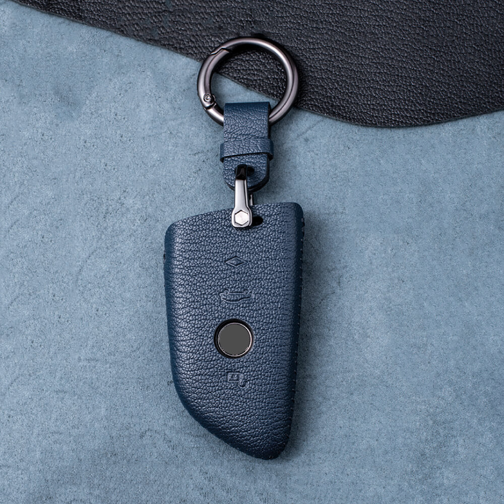 【BMW】キーリング付きレザーキーケース【3シリーズ Xシリーズ】