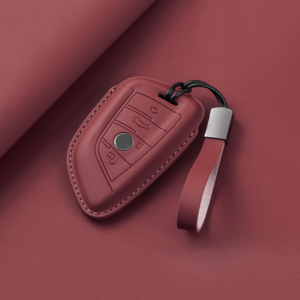 【BMW】ストラップ付きレザーキーケース〔Aタイプ〕