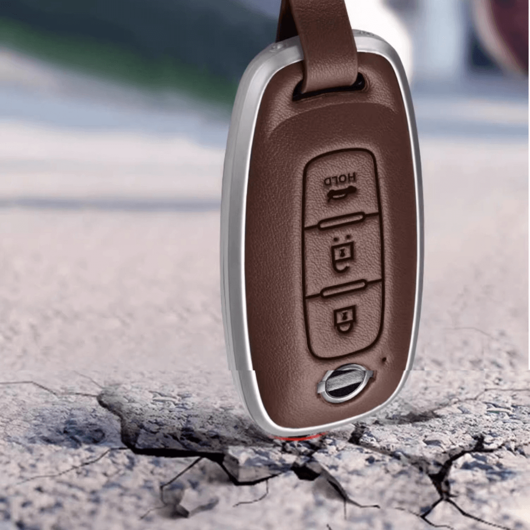 【日産】レザーメタリックスマートキーケース〔Bタイプ〕