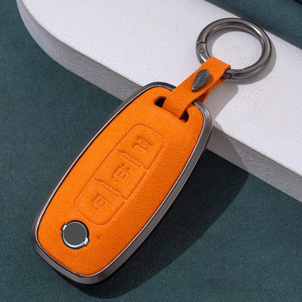 【日産】人気！メタリックスウェードスマートキーケース〔Bタイプ〕