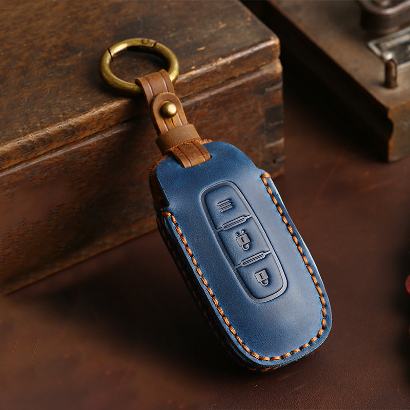 【日産】レザーキーリングスマートキーケース〔Bタイプ〕