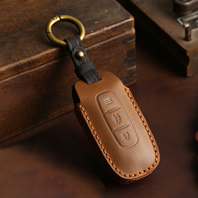 【日産】レザーキーリングスマートキーケース〔Bタイプ〕