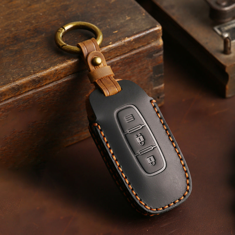 【日産】レザーキーリングスマートキーケース〔Bタイプ〕