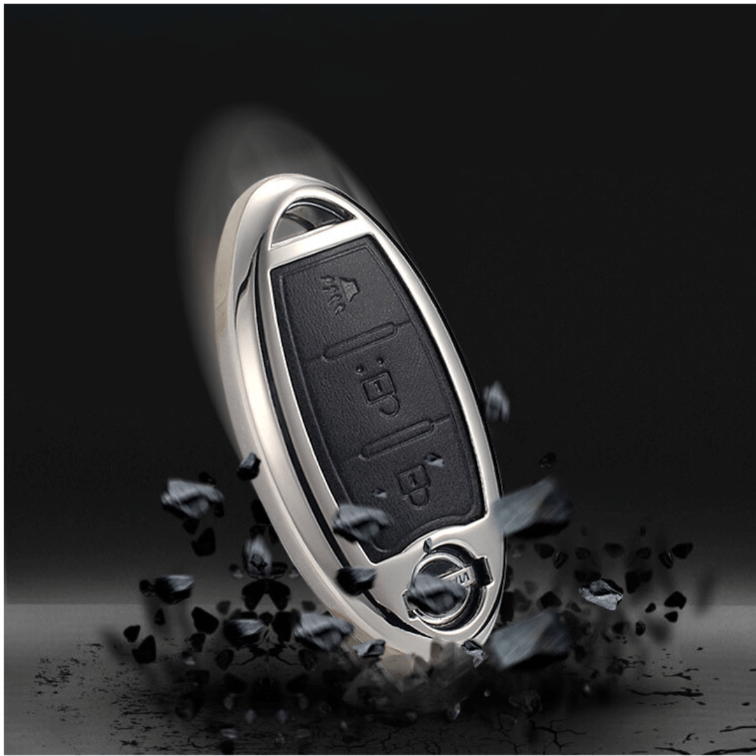 【日産】 メタリックレザースマートキーケース〔Aタイプ〕