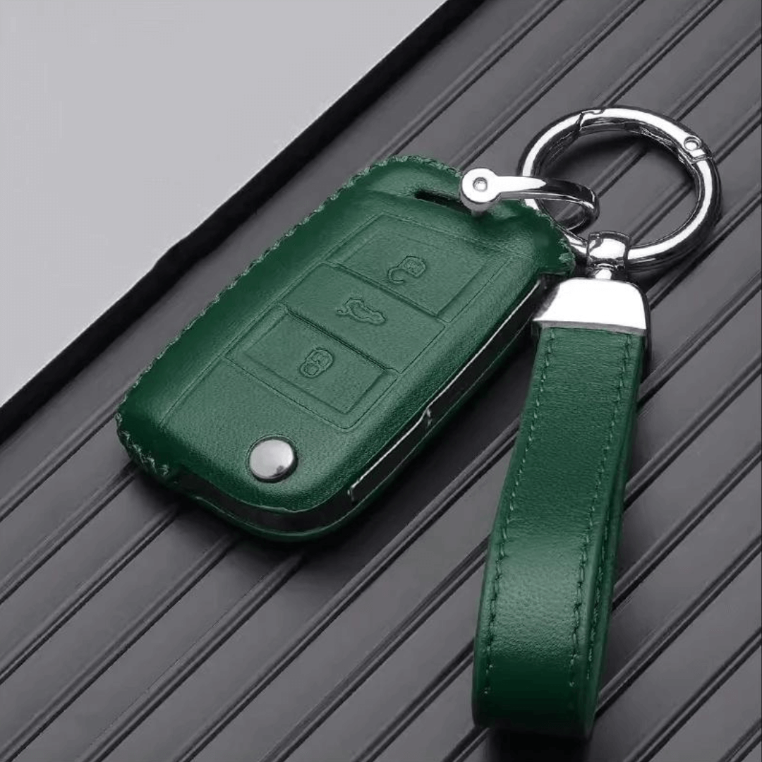 【フォルクスワーゲン】クラシカルデザインレザーキーケース Volkswagen〔Aタイプ〕