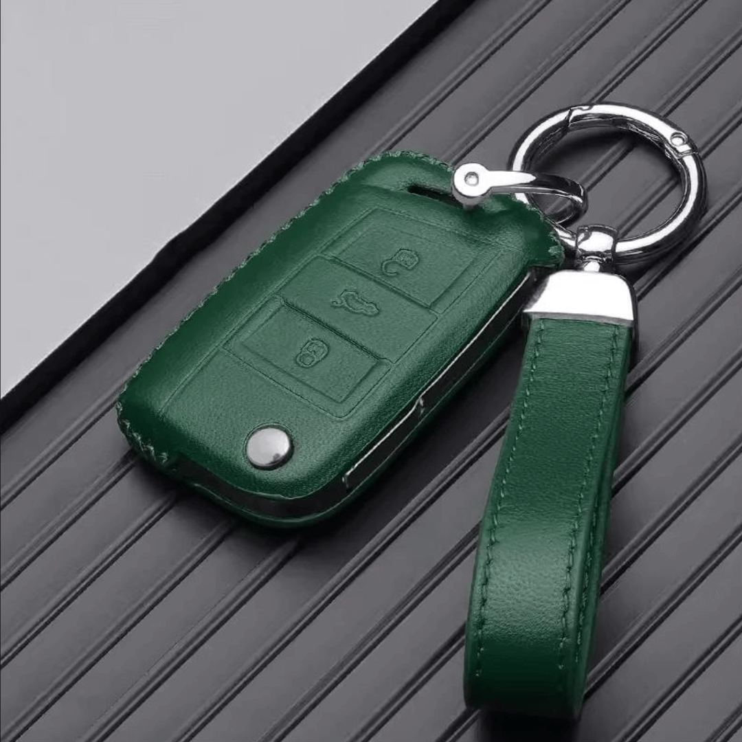 【フォルクスワーゲン】クラシカルデザインレザーキーケース Volkswagen〔Bタイプ〕