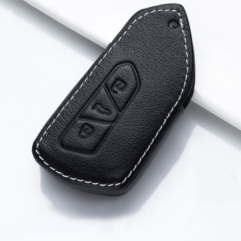 【フォルクスワーゲン】ダークカラーレザースマートキーケース Volkswagen〔Cタイプ〕