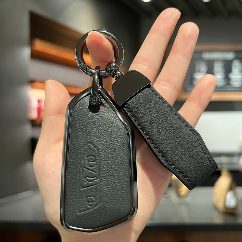 【フォルクスワーゲン】メタルカバーレザーキーケース Volkswagen〔Cタイプ〕