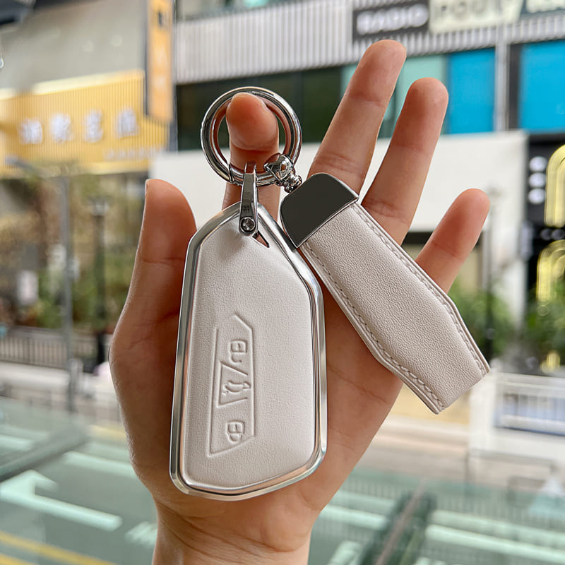 【フォルクスワーゲン】メタルカバーレザーキーケース Volkswagen〔Cタイプ〕