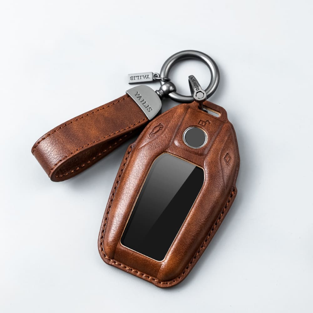 【BMW】ディスプレイ型クラシカルレザースマートキーケース〔Cタイプ〕
