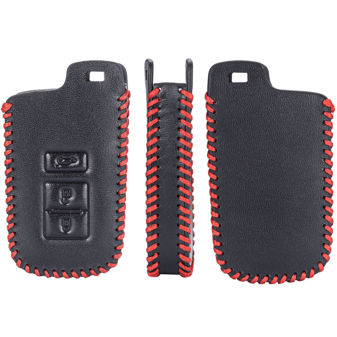 【トヨタ】ダークカラーレザースマートキーケース〔Cタイプ〕