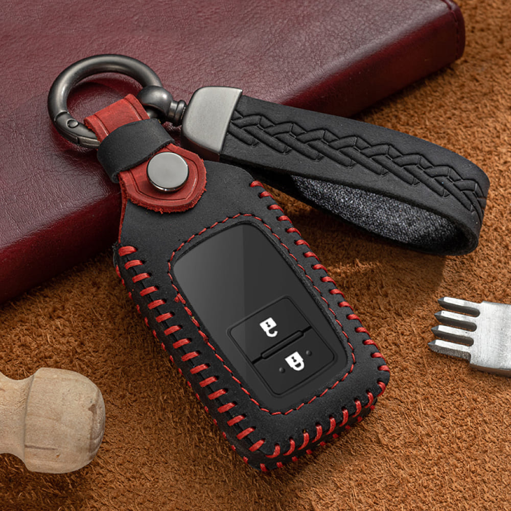 【トヨタ】ステッチストラップスマートキーケース〔Cタイプ〕