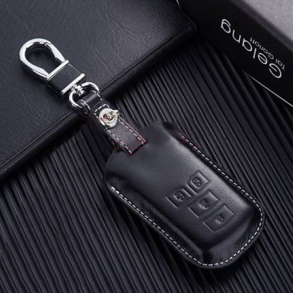 【トヨタ】ブラックレザースマートキーケース〔Cタイプ〕