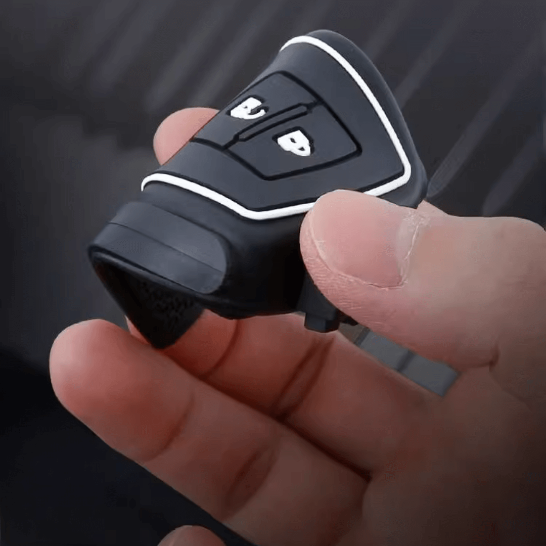 【トヨタ】スモーキーシルバーリングスマートキーケース〔Cタイプ〕