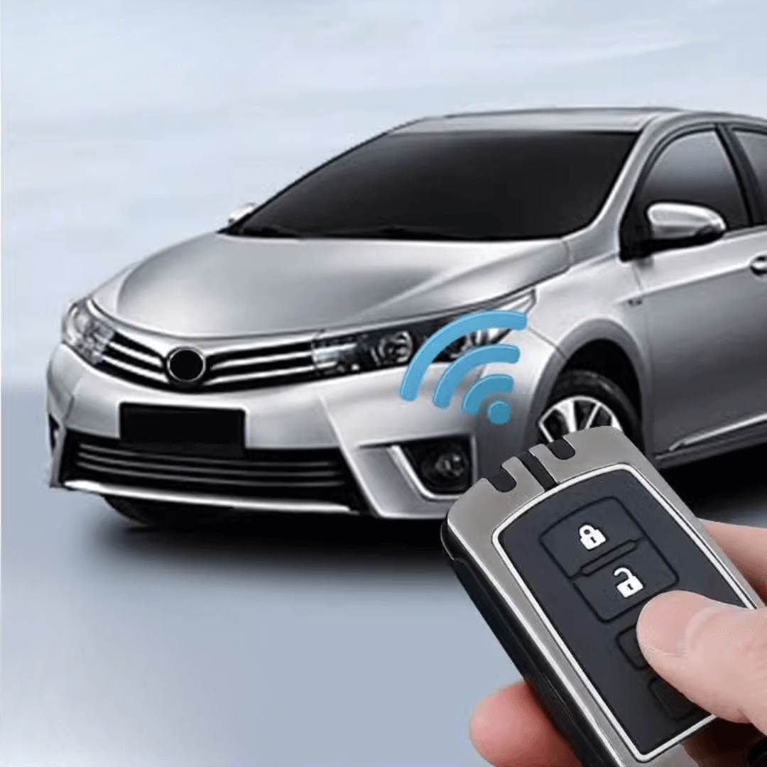 【トヨタ】スモーキーシルバーリングスマートキーケース〔Cタイプ〕