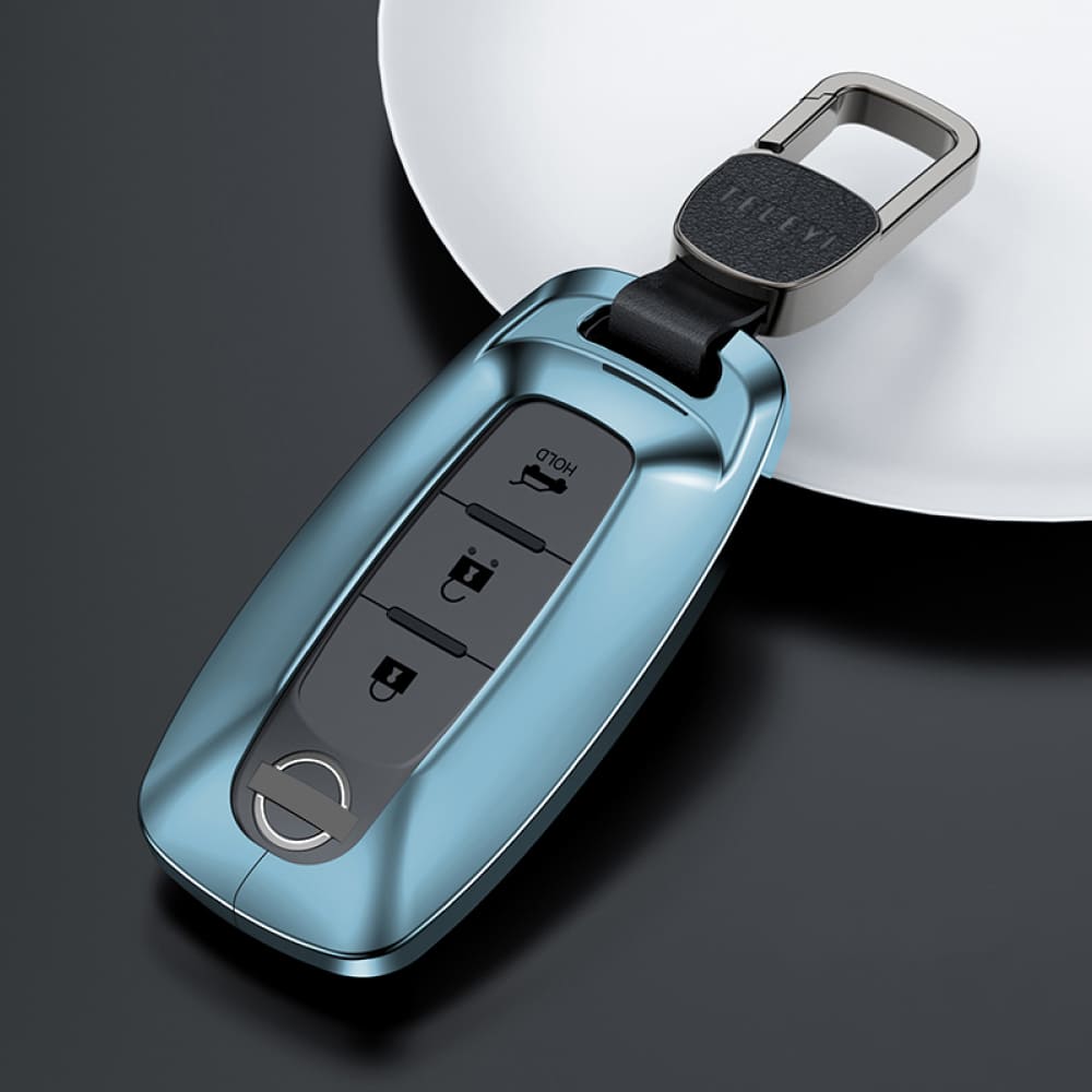 【日産】バックル付きメタリックスマートキーケース〔Bタイプ〕