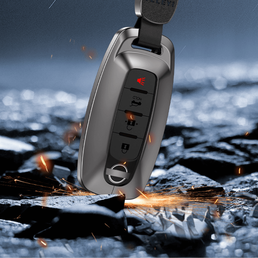 【日産】バックル付きメタリックスマートキーケース〔Bタイプ〕