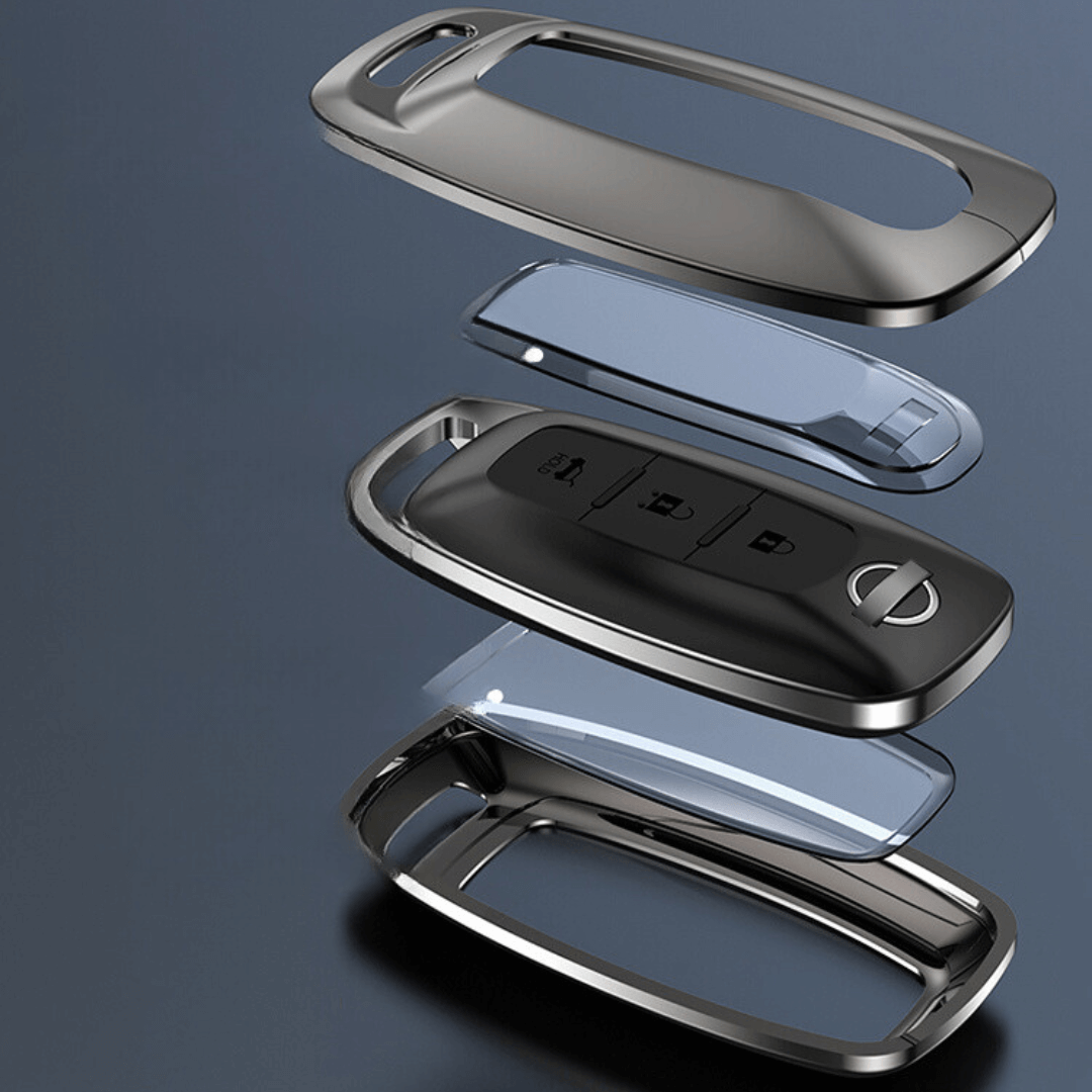 【日産】バックル付きメタリックスマートキーケース〔Bタイプ〕