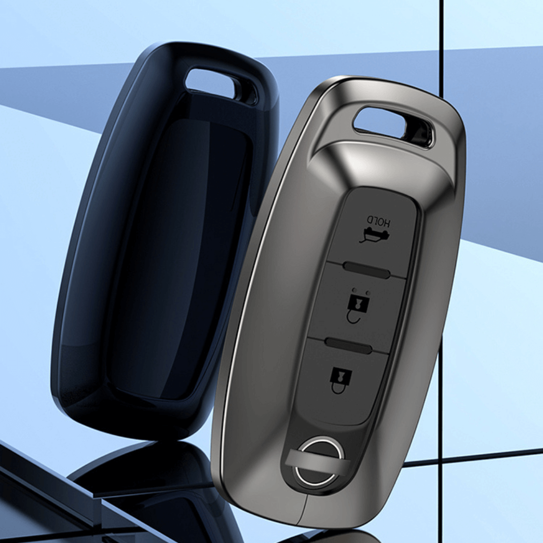 【日産】バックル付きメタリックスマートキーケース〔Bタイプ〕