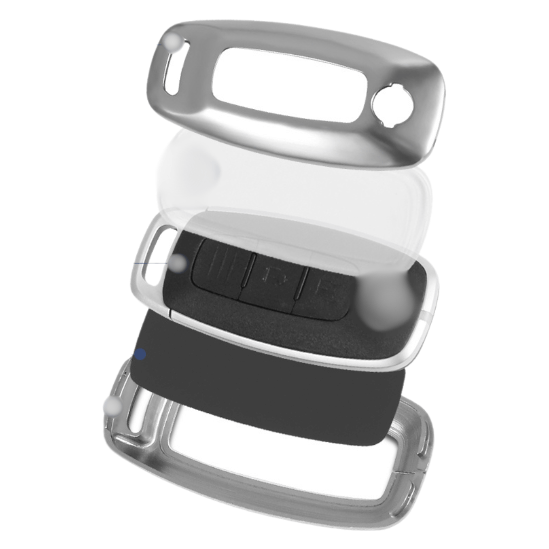 【日産】ストラップ付きメタリックカバーキーケース〔Bタイプ〕