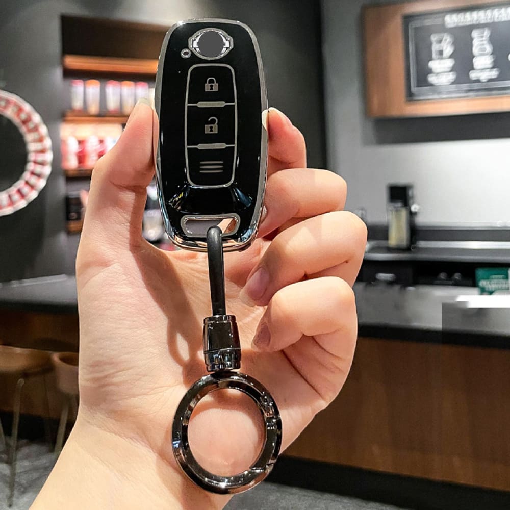 【日産】キーリング付きスマートキーケース〔Bタイプ〕