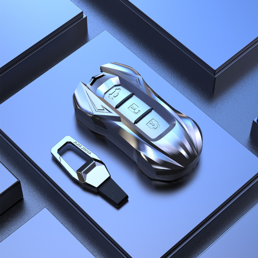 【日産】 クリアメタリック スマートキーケース〔Aタイプ〕