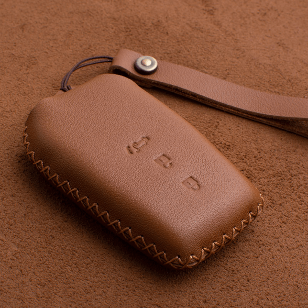 【トヨタ】レザーストラップスマートキーケース〔Fタイプ〕