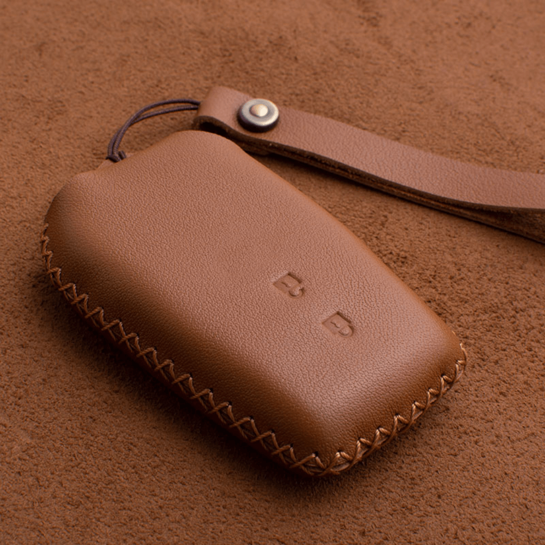 【トヨタ】レザーストラップスマートキーケース〔Fタイプ〕