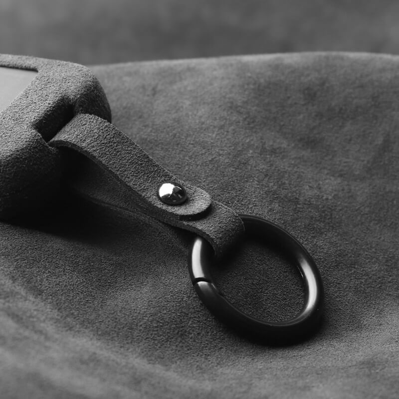 【トヨタ】キーリング付きスウェードスマートキーケース〔Fタイプ〕