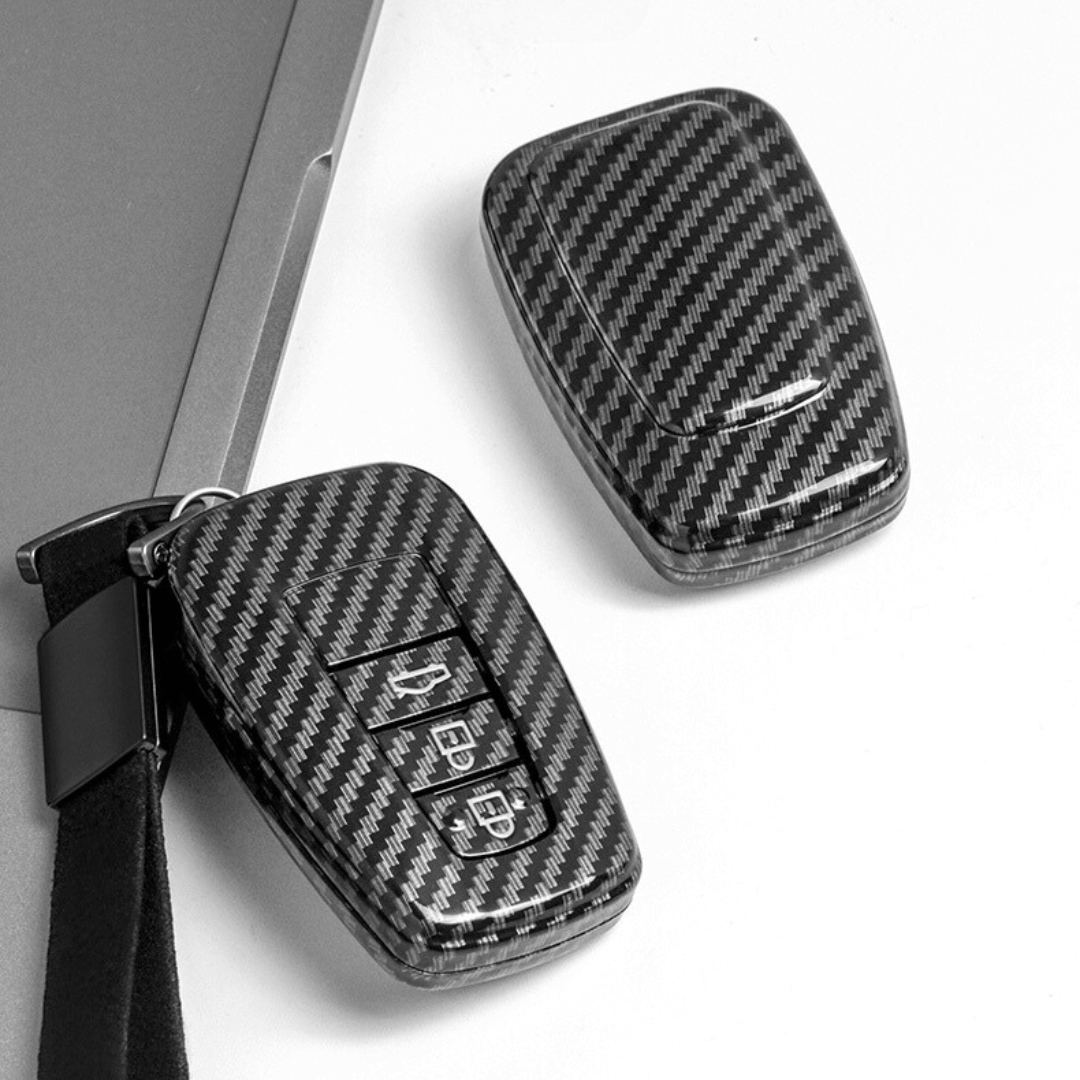 トヨタ】ストラップ付きブラックスマートキーケース〔Fタイプ〕 トヨタ】ストラップ付きブラックスマートキーケース〔Fタイプ〕