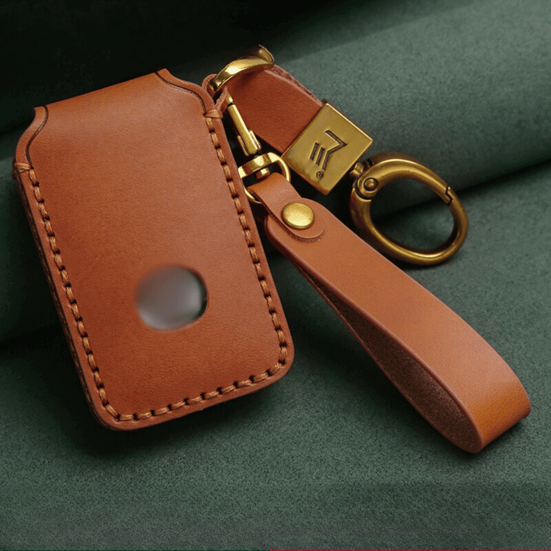 【マツダ】ストラップ・キーリング付きレザースマートキーケース 〔Bタイプ〕